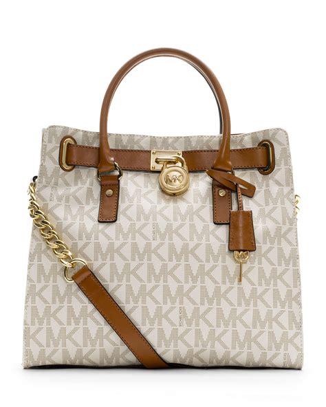 michael kors hamilton large ew stripe tote|Michael Kors Hamilton large satchel.